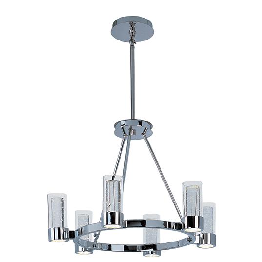 Sync-Single-Tier Chandelier 6-Light Chandelier