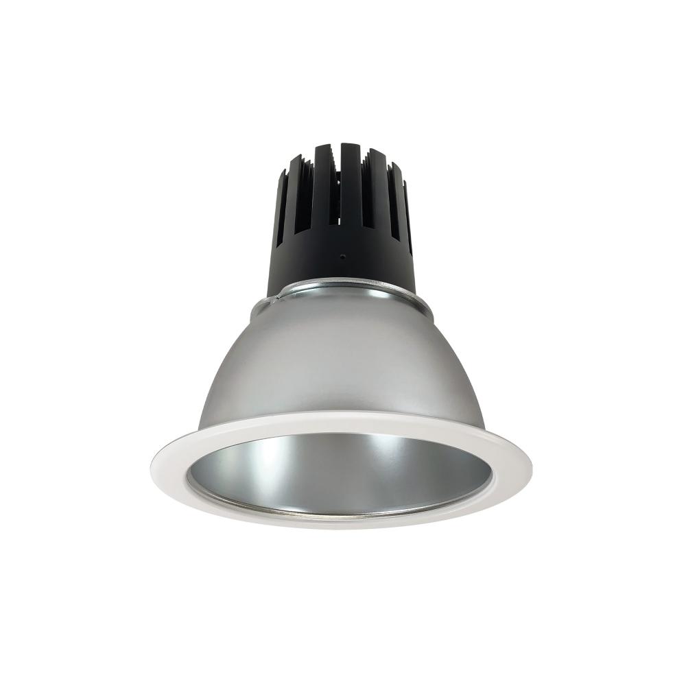 6" Sapphire III Round Open Reflector, 5500lm, 4000K, Flood Optic, Diffused Clear Reflector/Matte