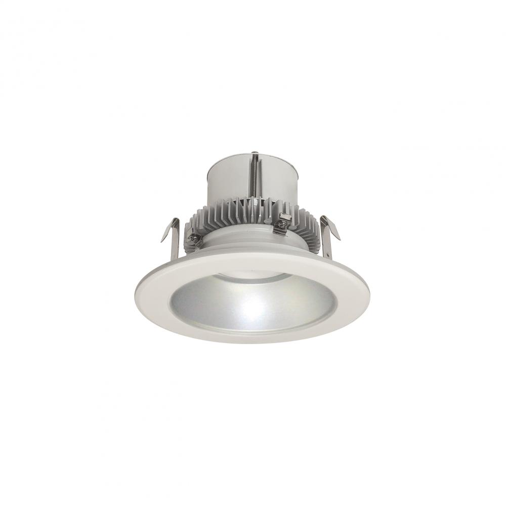 4" Cobalt Click Round Retrofit Reflector, 1000lm / 12W, 4000K, Haze Reflector / White Flange,