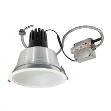 Nora NCR3-81L535FP01MPW - 8" Sapphire III Retrofit, Matte Powder White Reflector/Matte Powder White Flange, 120V; Phase