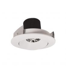 Nora NIO-4RC27QWW - 4" Iolite LED Round Adjustable Cone Reflector, 10-Degree Optic, 900lm / 12W, 2700K, White