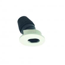 Nora NIOB-1RSLCDXBMPW - 1" Iolite LED BWF Round Adjustable Slot Aperture, 600lm, Comfort Dim, Black Slot Aperture /