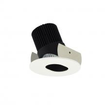 Nora NIOB-2RSLCDXBMPW - 2" Iolite LED Round Adjustable Slot Aperture, 800lm / 14W, Comfort Dim, Black Slot Aperture /