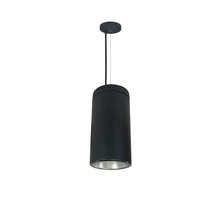 Nora NYLS3-6C1L440FP01DBB - 6" Sapphire III Cable Mount Black Cylinder, Diffused Clear Reflector/Black Flange, 120V; Phase