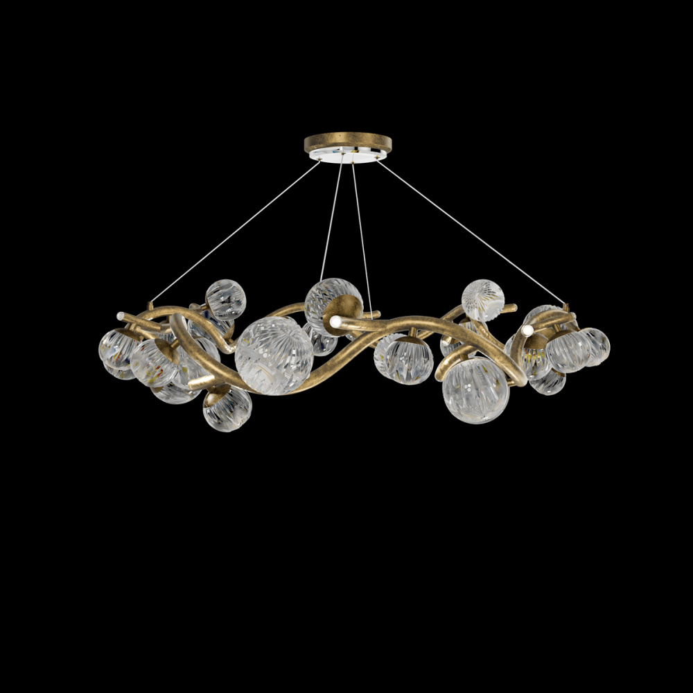 Audacity LED 3000K/3500K/4000K/5000K Indoor Hanging Lighting in Antique Pewter with Radiance® Cry