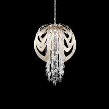 Schonbek Forever SJ62522-48R - Starfall 22in 120V/270V LED Pendant in Antique Silver with Clear Radiance® Crystal