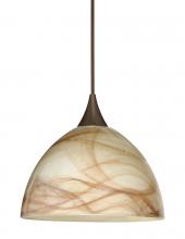 Besa Lighting 1XT-467983-LED-BR - Besa Pendant Brella Bronze Mocha 1x6W LED
