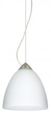 Besa Lighting 1KX-447007-SN - Besa Vila Cable Pendant Satin Nickel Opal Matte 1x60W Medium Base