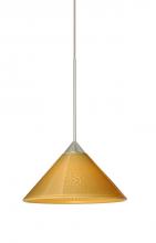 Besa Lighting X-282490-SN - Besa Pendant For Multiport Canopy Kona Satin Nickel Mango Starpoint 1x50W Halogen