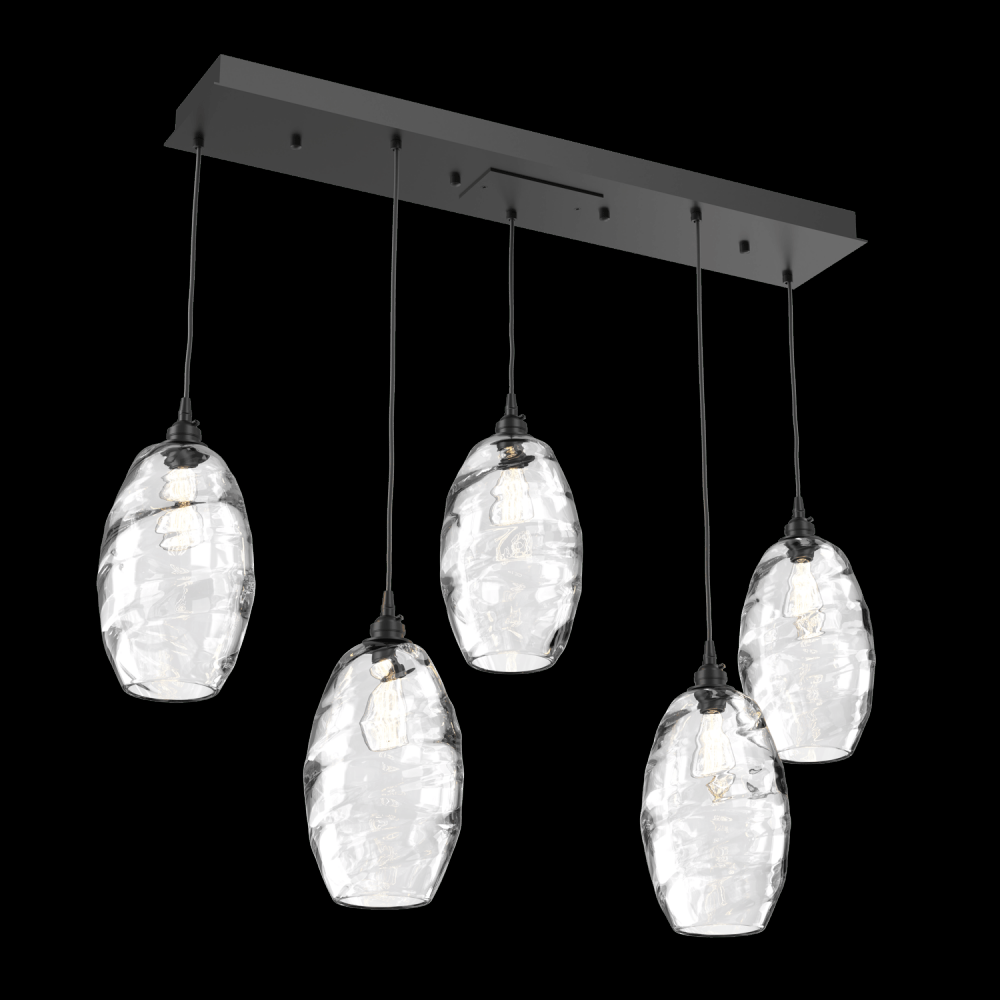 Ellisse Linear 5pc Multi-Pendant