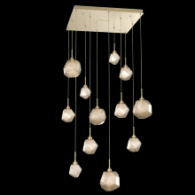 Hammerton CHB0039-12-GB-B-C01-L1 - Gem Square 12pc Multi-Pendant
