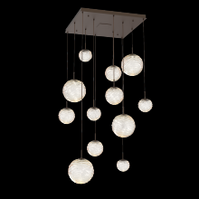 Hammerton CHB0092-12-FB-A-C01-L1 - Gaia Square 12pc Multi-Pendant