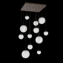 Hammerton CHB0092-12-FB-C-C01-L1 - Gaia Square 12pc Multi-Pendant