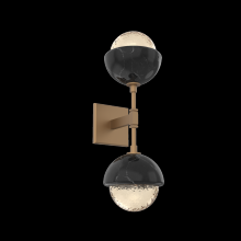 Hammerton IDB0093-02-NB-A-L3-BM - Cabochon Double Sconce