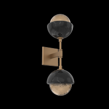 Hammerton IDB0093-02-NB-B-L1-BM - Cabochon Double Sconce