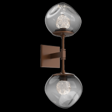 Hammerton IDB0095-02-BB-FS-L3 - Luna Double Sconce