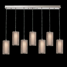 Hammerton PLB0019-07-GB-F-C01-L1 - Uptown Mesh Linear 7pc Multi-Pendant