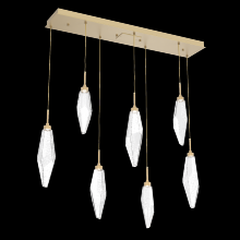 Hammerton PLB0050-07-GB-CC-C01-L3 - Rock Crystal Linear 7pc Multi-Pendant
