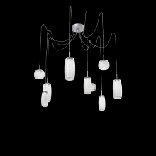 Hammerton SCB0091-09-CS-C-C01-L1 - Vessel Round 9pc Swag Multi-Pendant