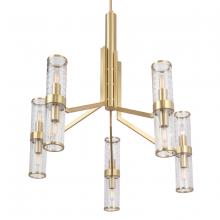 Norwell 8150-SB-CL - Stripe Chandelier