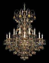 Schonbek 1870 3658-48R - New Orleans 14 Light 120V Chandelier in Antique Silver with Radiance Crystal