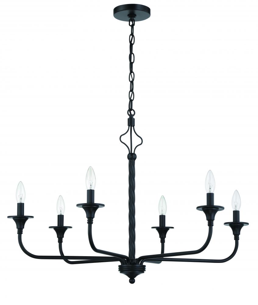 6 Light Chandelier