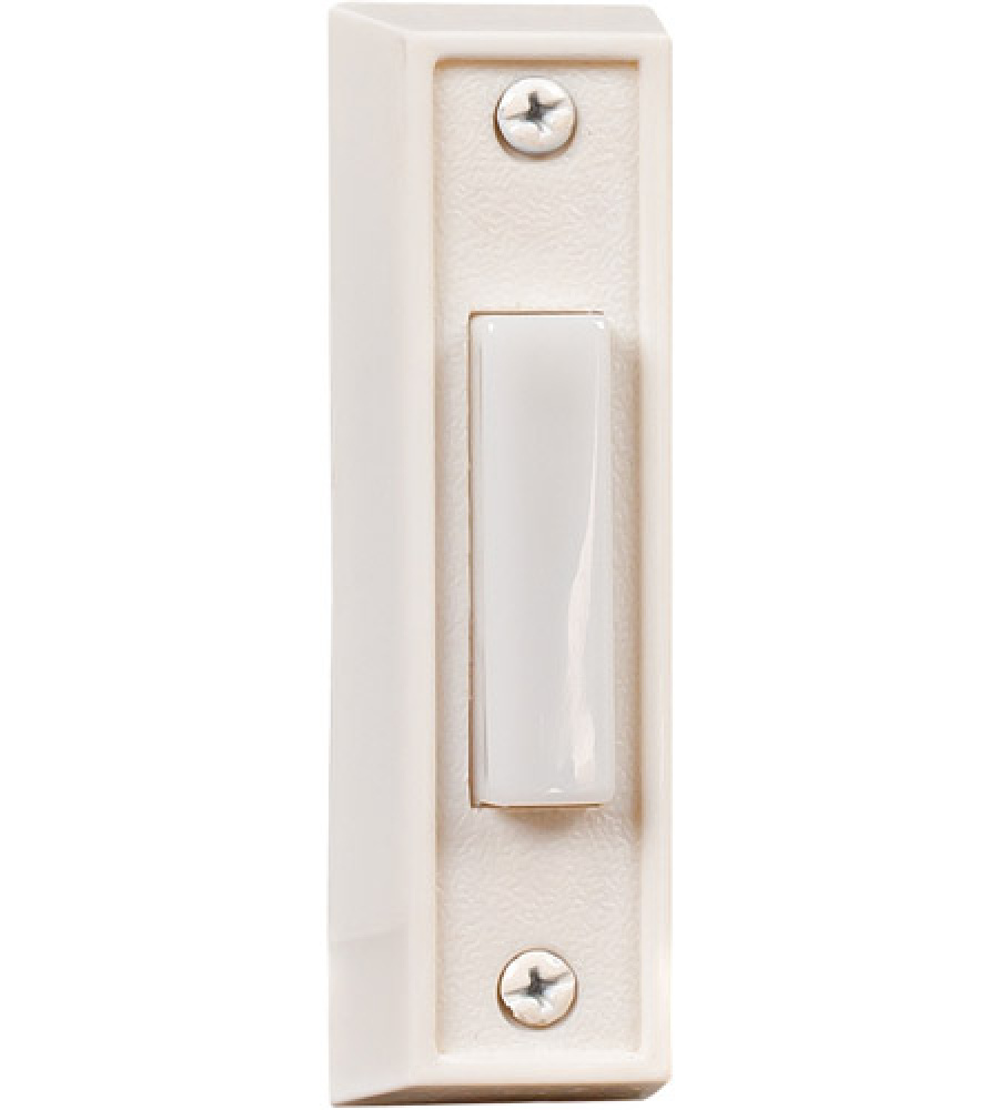 Surface Mount Rectangle, Plastic Button