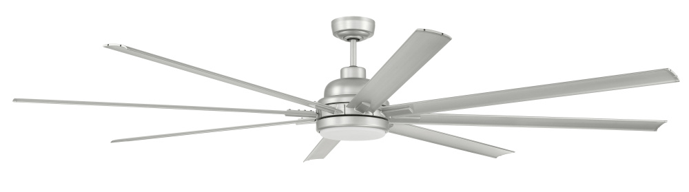 84" Ceiling Fan w/Wi-Fi, DC Motor, Blades, LED Light Kit, Wet Rated