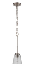 Craftmade 50291-BNK - 1 Light Mini Pendant
