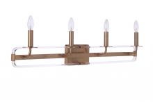 Craftmade 57704-SB - 4 Light Vanity