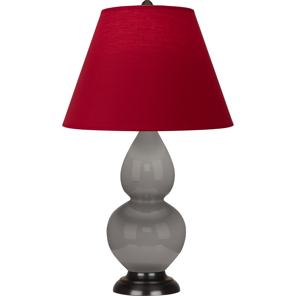 Smokey Taupe Small Double Gourd Accent Lamp