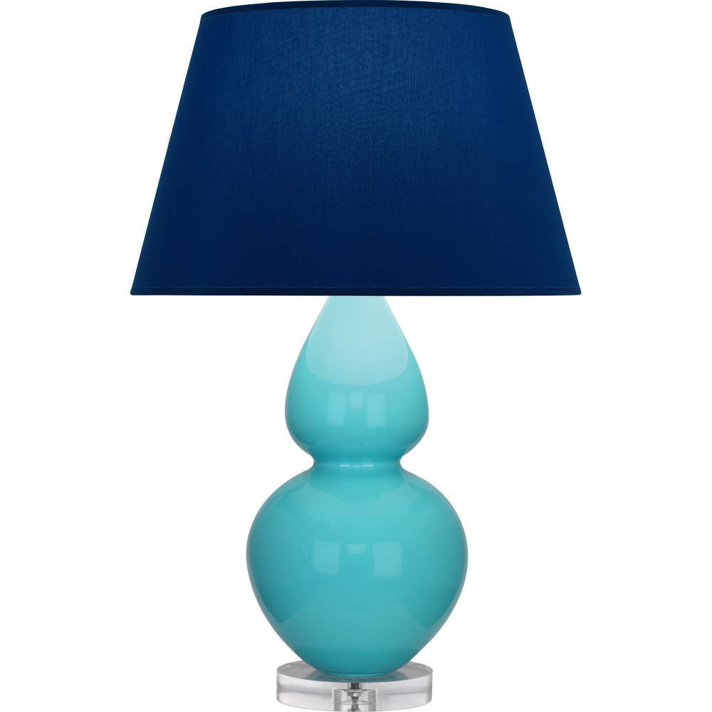 Egg Blue Double Gourd Table Lamp