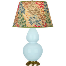 Robert Abbey 1666F - Baby Blue Double Gourd Table Lamp