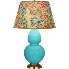 Robert Abbey 1740F - Egg Blue Double Gourd Table Lamp
