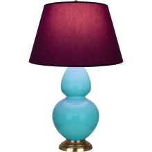 Robert Abbey 1740P - Egg Blue Double Gourd Table Lamp