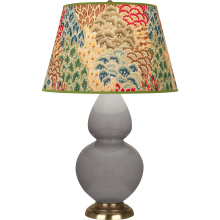 Robert Abbey 1748F - Smokey Taupe Double Gourd Table Lamp