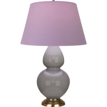 Robert Abbey 1748L - Smokey Taupe Double Gourd Table Lamp