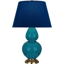 Robert Abbey 1751N - Peacock Double Gourd Table Lamp