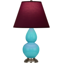 Robert Abbey 1761P - Egg Blue Small Double Gourd Accent Lamp