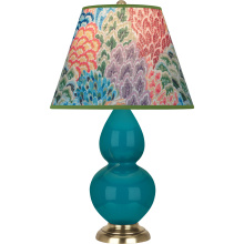 Robert Abbey 1771S - Peacock Small Double Gourd Accent Lamp