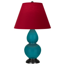 Robert Abbey 1772R - Peacock Small Double Gourd Accent Lamp