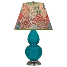 Robert Abbey 1773F - Peacock Small Double Gourd Accent Lamp