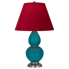 Robert Abbey 1773R - Peacock Small Double Gourd Accent Lamp