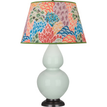 Robert Abbey 1790S - Celadon Double Gourd Table Lamp