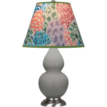 Robert Abbey MST52S - Matte Smokey Taupe Small Double Gourd Accent Lamp
