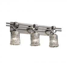 Justice Design Group GLA-8503-16-CLRT-CROM - Argyle 3-Light Bath Bar