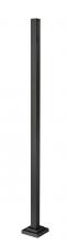 Z-Lite 536P-BK - --- Light Outdoor Posts + Hardware