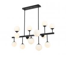 Z-Lite 730-13L-MB - 13 Light Linear Chandelier