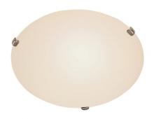 Trans Globe 58707 PC - 3LT FLUSH-16""-3 CLIPS-WHITE F