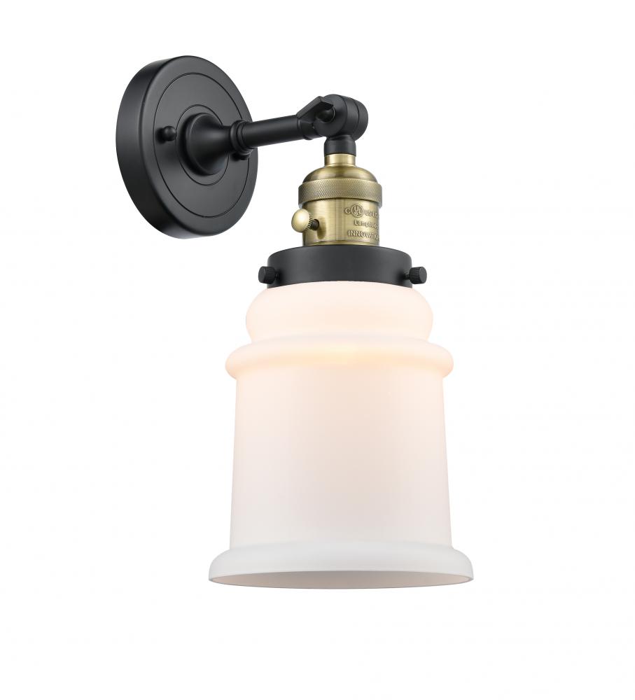 Canton - 1 Light - 7 inch - Black Antique Brass - Adjustable Sconce